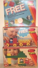 LEGO Duplo 1505 House and Car Building Sets