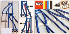 LEGO Trains 154 Switch Track - 1 Right and 1 Left