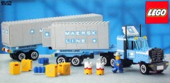 LEGO Town 1552 Maersk Truck and Trailer Unit
