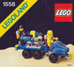 LEGO Космос (Space) 1558 Mobile Command Trailer