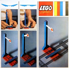LEGO Trains 156 2 Signals with Automatic Stop / Go Attachment