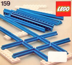 LEGO Trains 159 Straight Track with Crossing