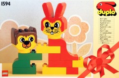 LEGO Duplo 1594 Rabbit and Bear Friend