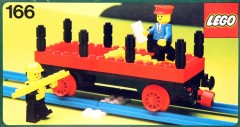 LEGO Trains 166 Flat wagon
