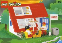 LEGO Town 1854 House with Roof-Windows