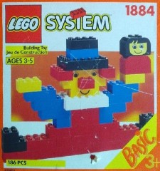 LEGO Basic 1884 Handy Bucket of Bricks, 3+