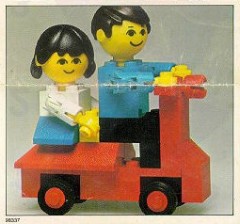 LEGO Building Set with People 199 Scooter