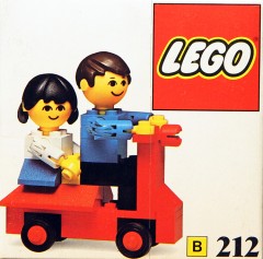 LEGO Building Set with People 212 Scooter