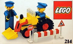 LEGO Building Set with People 214 Road repair crew