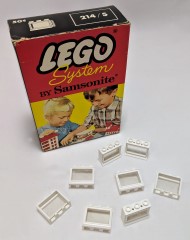 LEGO Samsonite 214_5 1 x 3 x 2 Window in Frame