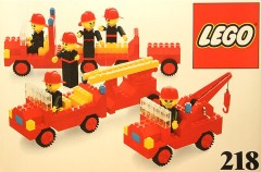 LEGO Building Set with People 218 Firemen