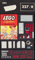 LEGO Samsonite 227_R 4 x 8 Right Curve Plates