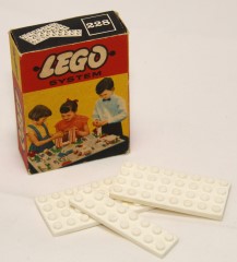 LEGO System 228 4 x 8 & 2 x 8 Plates