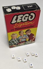 LEGO Samsonite 237 Numbered Bricks