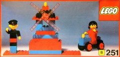 LEGO Building Set with People 251 Windmill with miller and wife