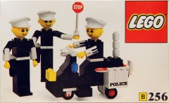 LEGO Building Set with People 256 Police Officers and Motorcycle