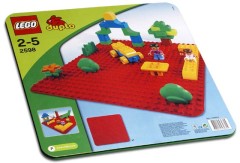 LEGO Duplo 2598 Large Red Building Plate