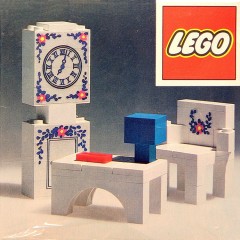 LEGO Homemaker 270 Grandfather Clock, Chair and Table