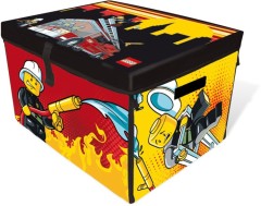 LEGO Gear 2856200 Firefighter ZipBin Large Storage Toy Box