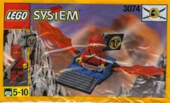 LEGO Castle 3074 Red Ninja's Dragon Glider