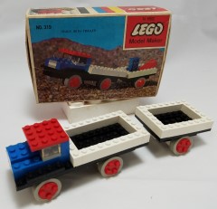 LEGO Samsonite 319 Truck with Trailer