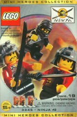 LEGO Castle 3345 Three Minifig Pack - Ninja #2