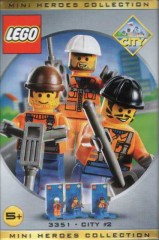 LEGO Town 3351 Three Minifig Pack - City #2
