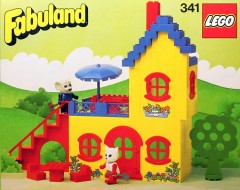 LEGO Fabuland 341 Catherine Cat's House and Mortimer Mouse