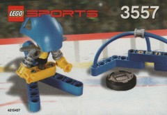 LEGO Спорт (Sports) 3557 Blue Player and Goal