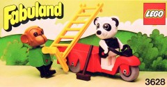 LEGO Fabuland 3628 Perry Panda and Chester Chimp