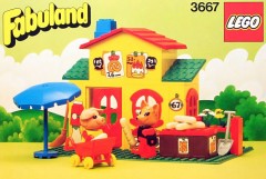 LEGO Fabuland 3667 Pat and Freddy's Shop