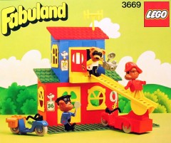 LEGO Fabuland 3669 Fire Station
