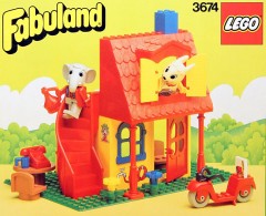 LEGO Fabuland 3674 Bonny Bunny's New House