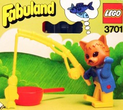 LEGO Fabuland 3701 Charlie Cat the fisherman