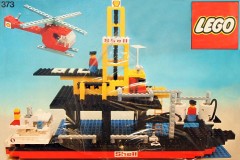 LEGO LEGOLAND 373 Offshore Rig with Fuel Tanker