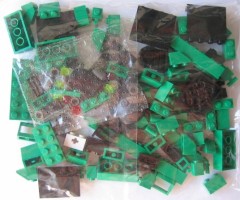 LEGO Trains 3744 Locomotive Green Bricks