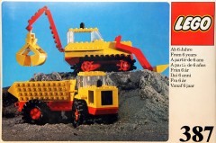 LEGO LEGOLAND 387 Excavator and Dumper