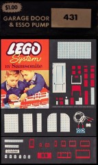 LEGO Samsonite 431 Garage Door and Esso Pumps