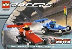 LEGO Racers 4593 Zero Hurricane and Red Blizzard