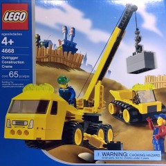 LEGO 4 Juniors 4668 Outrigger Construction Crane