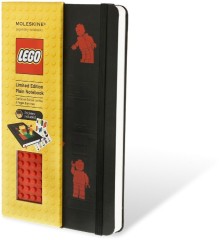 LEGO Gear 5001129 Moleskine notebook red brick, plain, large 