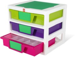 LEGO Gear 5001164 Girls 3-Drawer Storage Bin