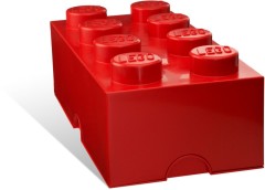 LEGO Мерч (Gear) 5001388 8-stud Red Storage Brick