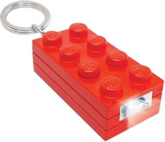 LEGO Мерч (Gear) 5002471 2x4 Brick Key Light (Red)