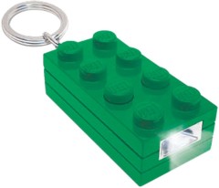 LEGO Мерч (Gear) 5002804 2x4 Brick Key Light (Green)