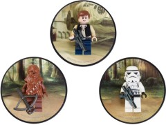 LEGO Gear 5002824 Han Solo, Chewbacca and Stormtrooper Magnets