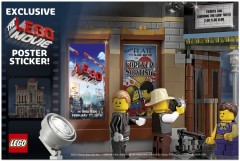 LEGO Мерч (Gear) 5002891 The LEGO Movie Poster Sticker 