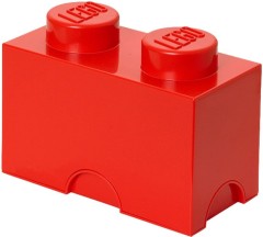 LEGO Мерч (Gear) 5003569 2 stud Red Storage Brick