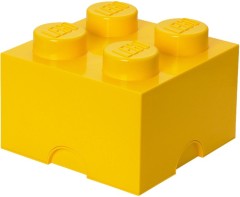 LEGO Мерч (Gear) 5003576 4 stud Yellow Storage Brick