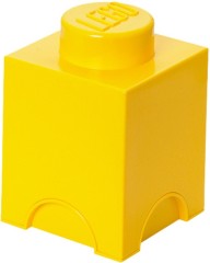 LEGO Мерч (Gear) 5004898 1 stud Yellow Storage Brick